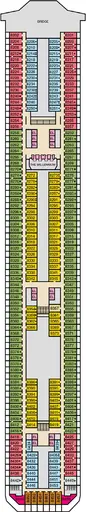 Carnival Freedom Deck 8 - Verandah