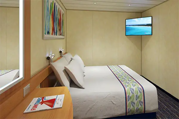 Cozy cruise cabin interior