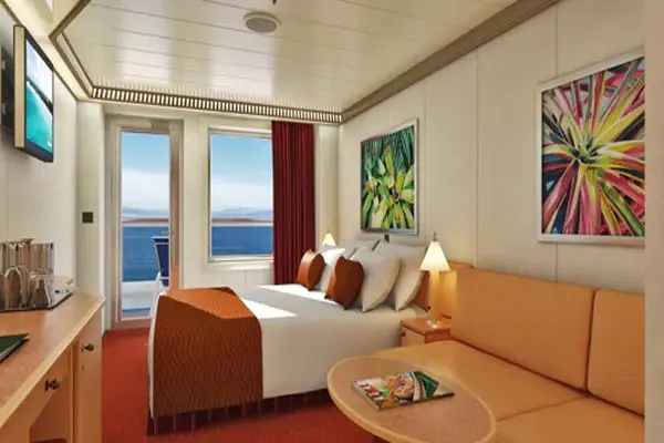 Private cruise balcony deck