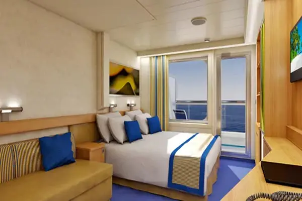 Private cruise balcony deck