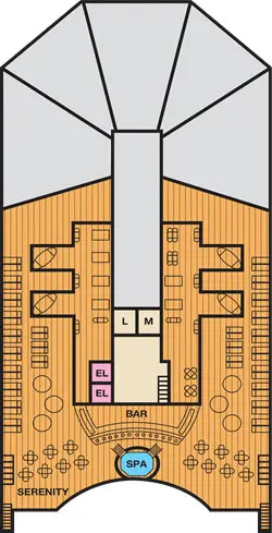 Carnival Sunshine Deck 14 - Serenity
