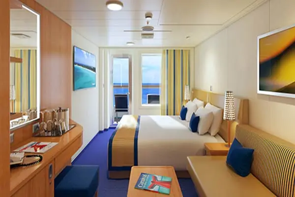 Private cruise balcony deck