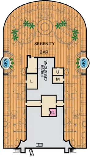 Carnival Vista Deck 15 - Serenity