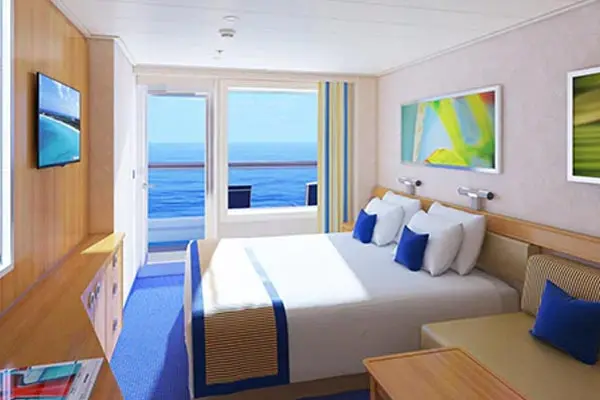 Private cruise balcony deck