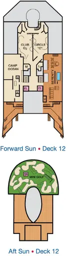 Carnival Radiance Deck 12 - Sun