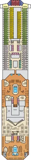Carnival Radiance Deck 9 - Lido