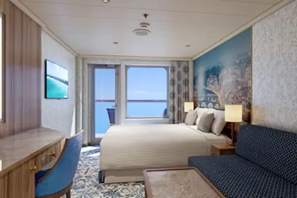 Private cruise balcony deck