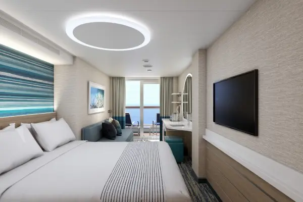 Private cruise balcony deck