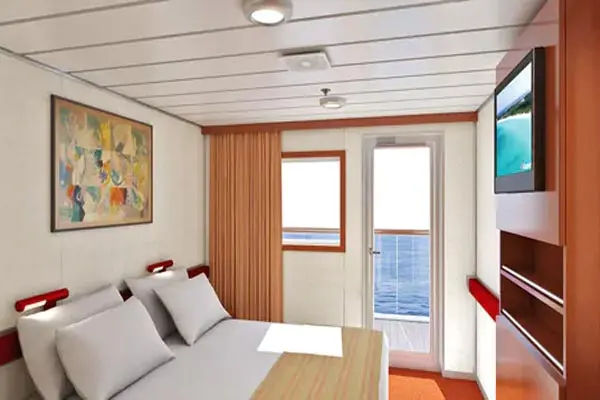 Private cruise balcony deck
