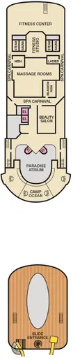 Carnival Paradise Deck 12 - Sports