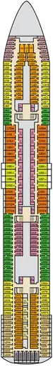 Carnival Paradise Deck 6 - Upper