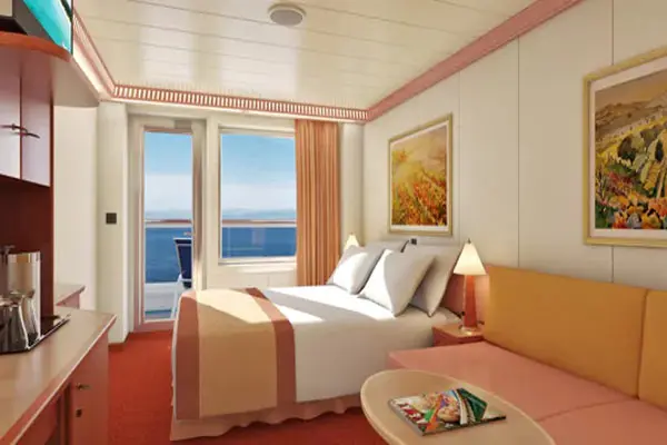Private cruise balcony deck