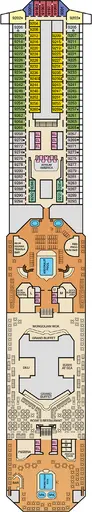 Carnival Valor Deck 9 - Lido