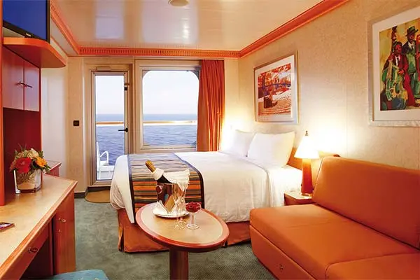 Private cruise balcony deck