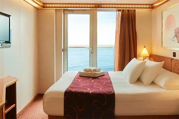 Private cruise balcony deck