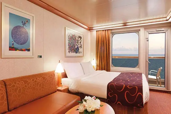 Private cruise balcony deck
