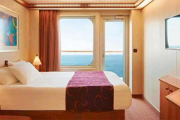 Private cruise balcony deck