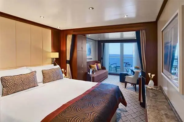 Private cruise balcony deck