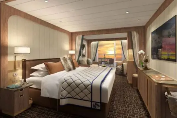 Private cruise balcony deck