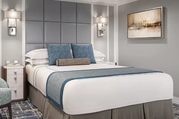 Cozy cruise cabin interior