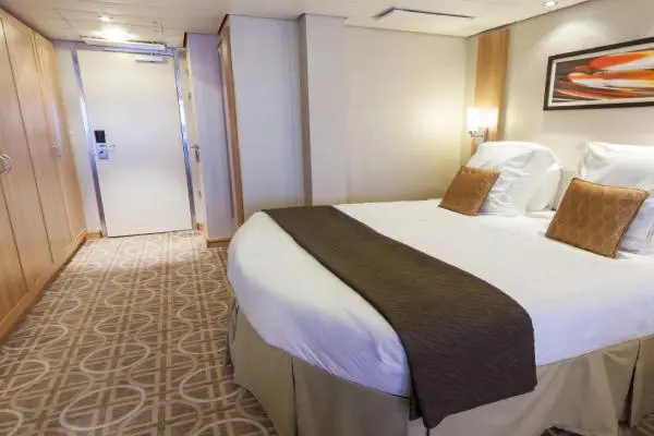 Spacious cruise suite room