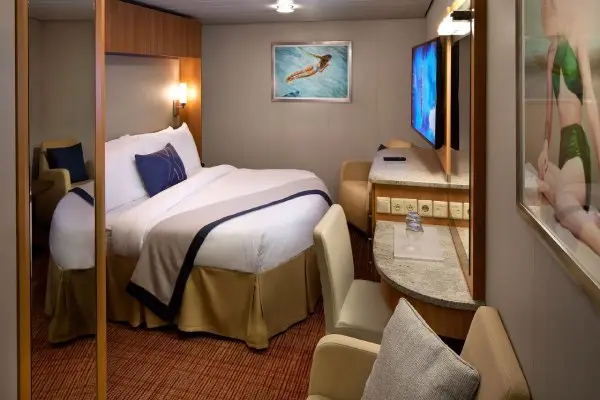 Cozy cruise cabin interior
