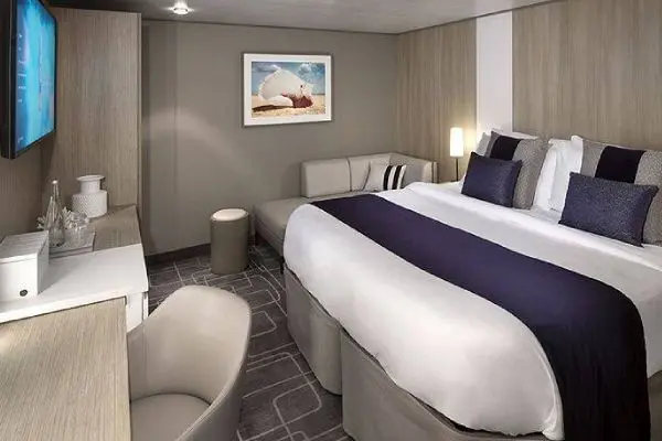 Cozy cruise cabin interior
