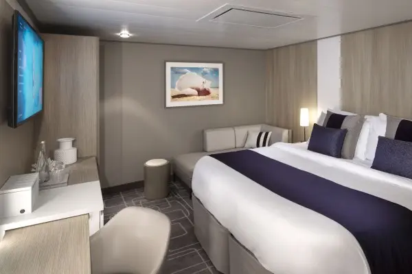 Cozy cruise cabin interior
