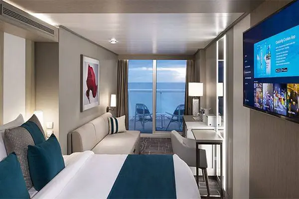 Private cruise balcony deck