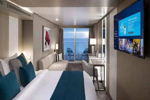 Private cruise balcony deck