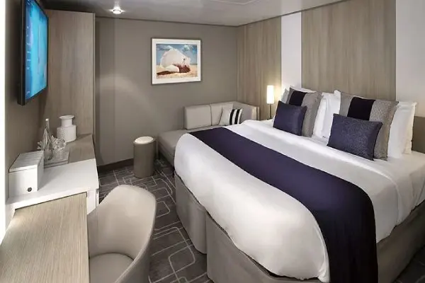 Cozy cruise cabin interior