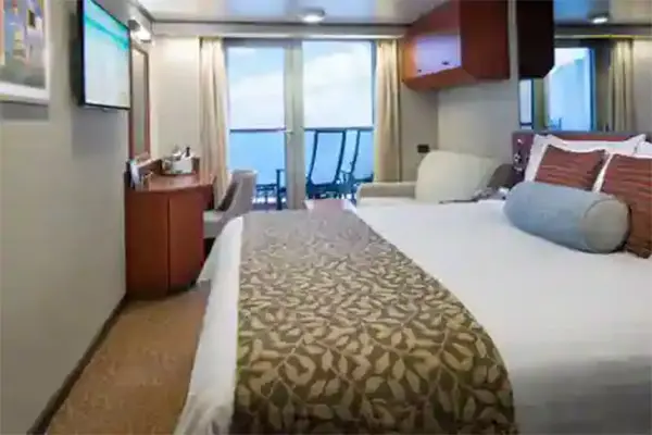 Private cruise balcony deck