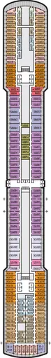 Eurodam Deck 6 - Upper Veranda Deck