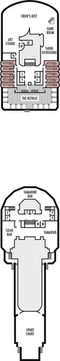 Eurodam Deck 11 - Observation Deck