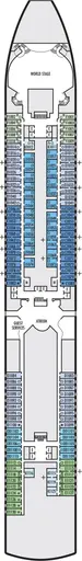 Nieuw Amsterdam Deck 1 - Main Deck