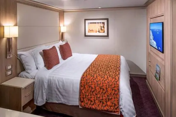 Cozy cruise cabin interior