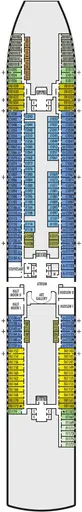 Koningsdam Deck 1 - Main Deck