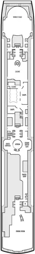 Koningsdam Deck 3 - Promenade Deck