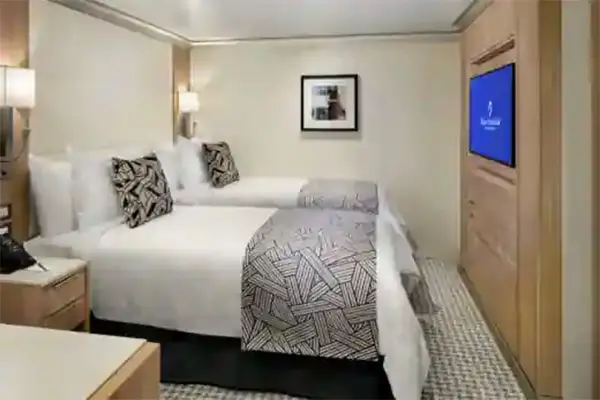 Cozy cruise cabin interior