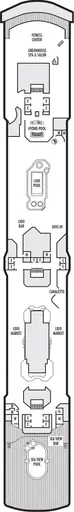 Noordam Deck 9 - Lido Deck
