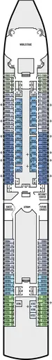 Noordam Deck 1 - Main Deck