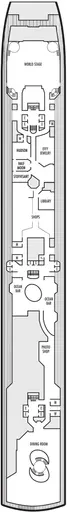 Westerdam Deck 3 - Promenade Deck