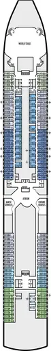 Westerdam Deck 1 - Main Deck