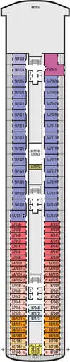 Zaandam Deck 7 - Navigation Deck