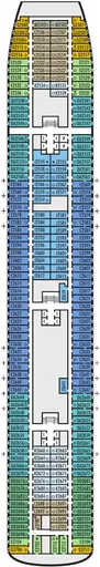Zaandam Deck 2 - Main Deck