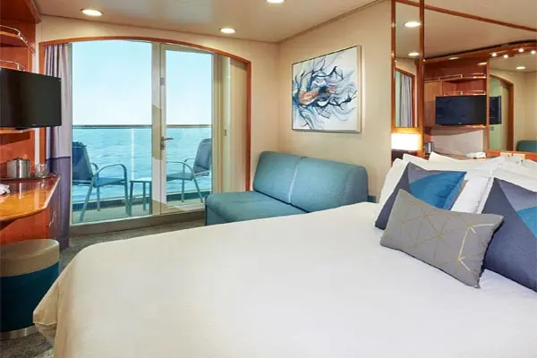 Private cruise balcony deck