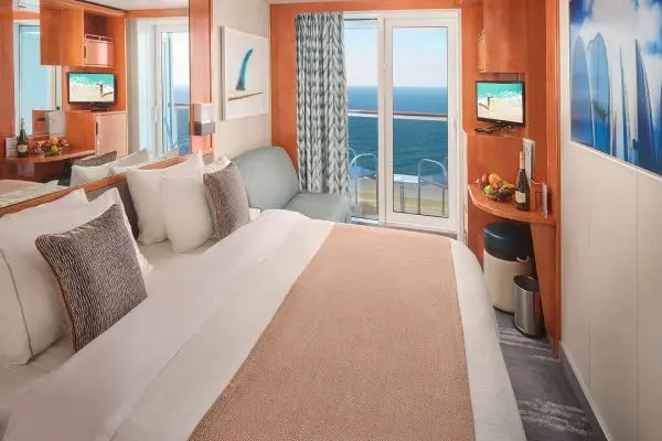 Private cruise balcony deck