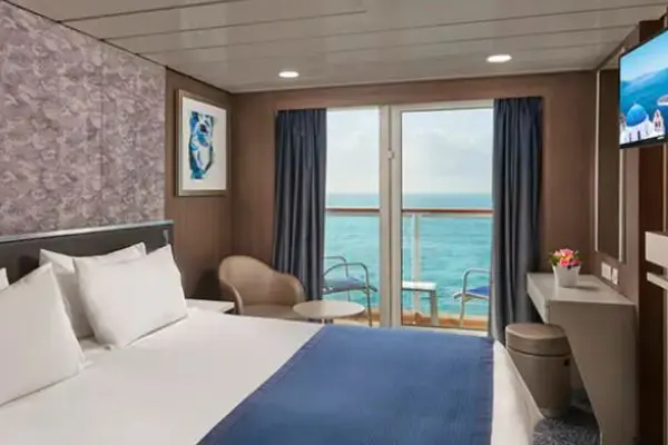 Private cruise balcony deck