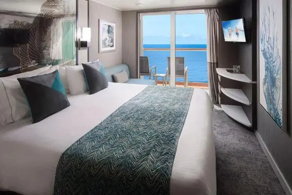 Private cruise balcony deck