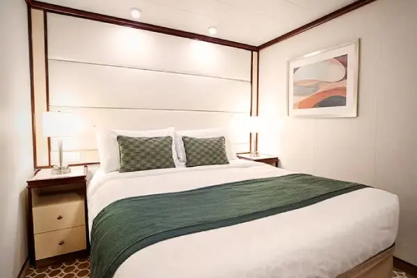 Cozy cruise cabin interior